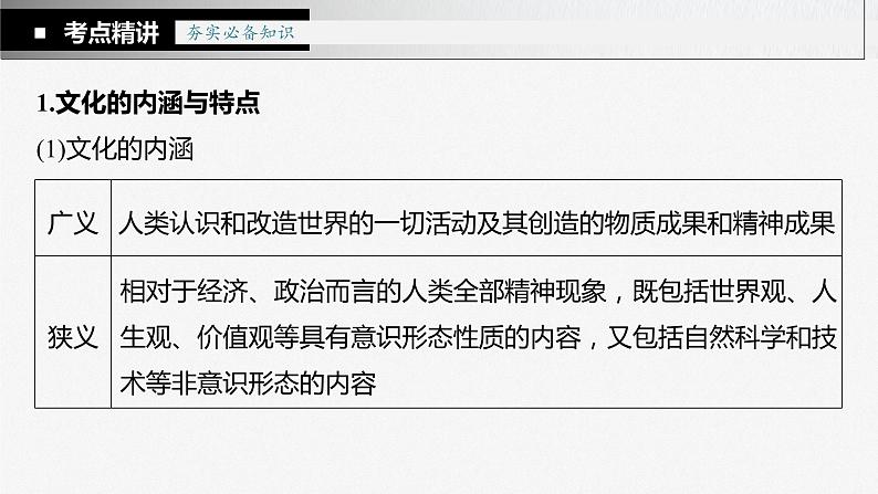 新高中政治高考2023年高考政治一轮复习（部编版） 第24课 继承发展中华优秀传统文化课件PPT第8页