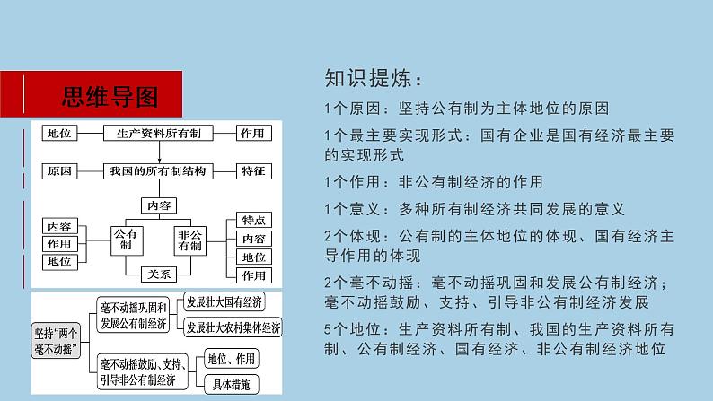 新高中政治高考必修2  第01课  我国的生产资料所有制 课件-2022年高考政治一轮复习讲练测（新教材新高考）第4页