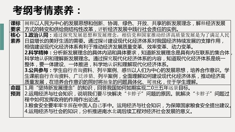 新高中政治高考必修2  第03课 我国的经济发展课件-2022年高考政治一轮复习讲练测（新教材新高考）第3页