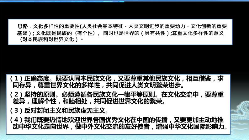 新高中政治高考专题二 文化传承与创新-2021年高考政治二轮复习高效课堂之优质课件第6页