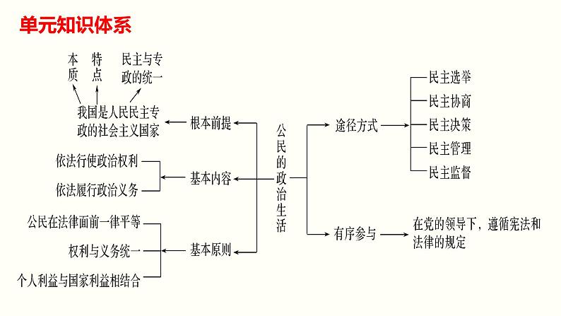 新高中政治高考专题一 公民的政治生活-2021年高考政治二轮复习高效课堂之优质课件04