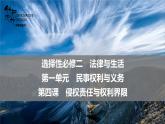 新高中政治高考 選擇性必修2  第1單元  第4課侵權(quán)責(zé)任與權(quán)利界限課件PPT練習(xí)題