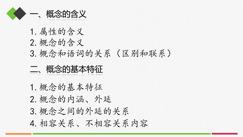 统编高中政治选择性必修3 4.1概念的概述 课件03