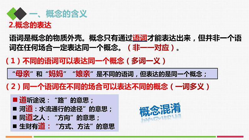 统编高中政治选择性必修3 4.1概念的概述 课件08