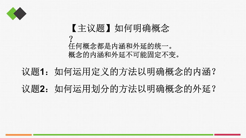 统编高中政治选择性必修3 4.2明确概念的方法 课件第2页