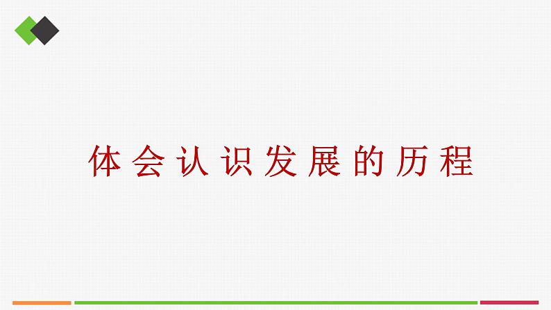 统编高中政治选择性必修3 10.2体会认识发展的历程 课件01