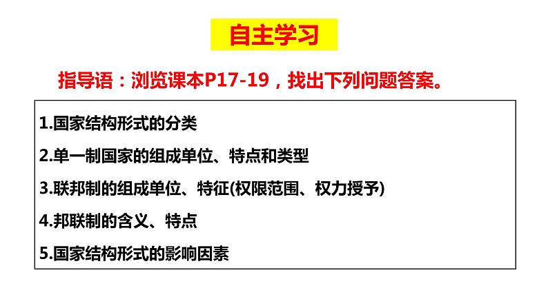 2.2 单一制和复合制 课件-2022-2023学年高中政治统编版选择性必修一当代国际政治与经济第4页