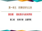 4.2 权利行使 注意界限 课件-2022-2023学年高中政治统编版选择性必修二法律与生活