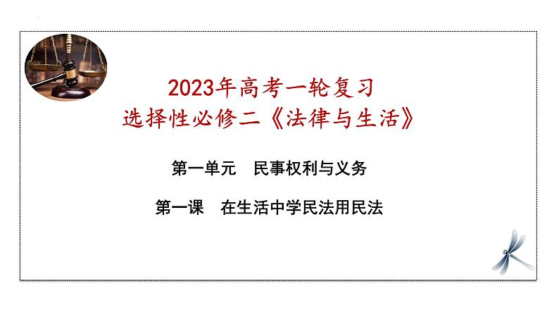 1.2 积极维护人身权利 课件-2023届高考政治一轮复习统编版选择性必修2法律与生活第2页