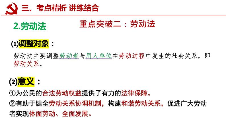 第七课 做个明白的劳动者课件-2023届高考政治一轮复习统编版选择性必修二法律与生活07