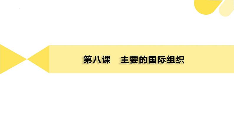 【期末综合备考】2022-2023学年 统编版高二政治选择性必修1-第四单元 国际组织（复习课件）第7页