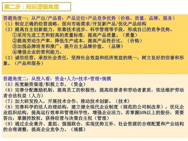 经济生活中的企业专题分析课件-2023届高考政治一轮复习第8页