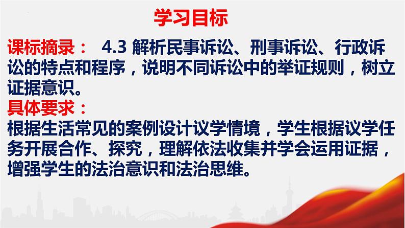 2022-2023学年高中政治统编版选择性必修二：10.3 依法收集运用证据 课件02