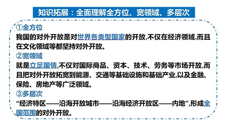 7.1开放是当代中国的鲜明标识课件-2022-2023学年高中政治统编版选择性必修一当代国际政治与经济第6页