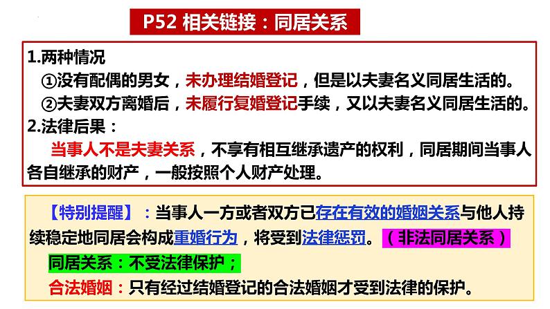 6.1 法律保护下的婚姻课件-2022-2023学年高中政治统编版选择性必修二法律与生活第8页