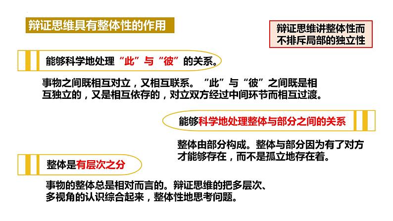 第八课 把握辩证分合课件-2023届高考政治一轮复习统编版选择性必修三逻辑与思维第6页