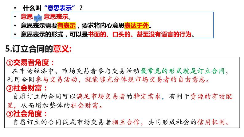 3.1订立合同学问大课件-2023届高考政治一轮复习统编版选择性必修2法律与生活第7页