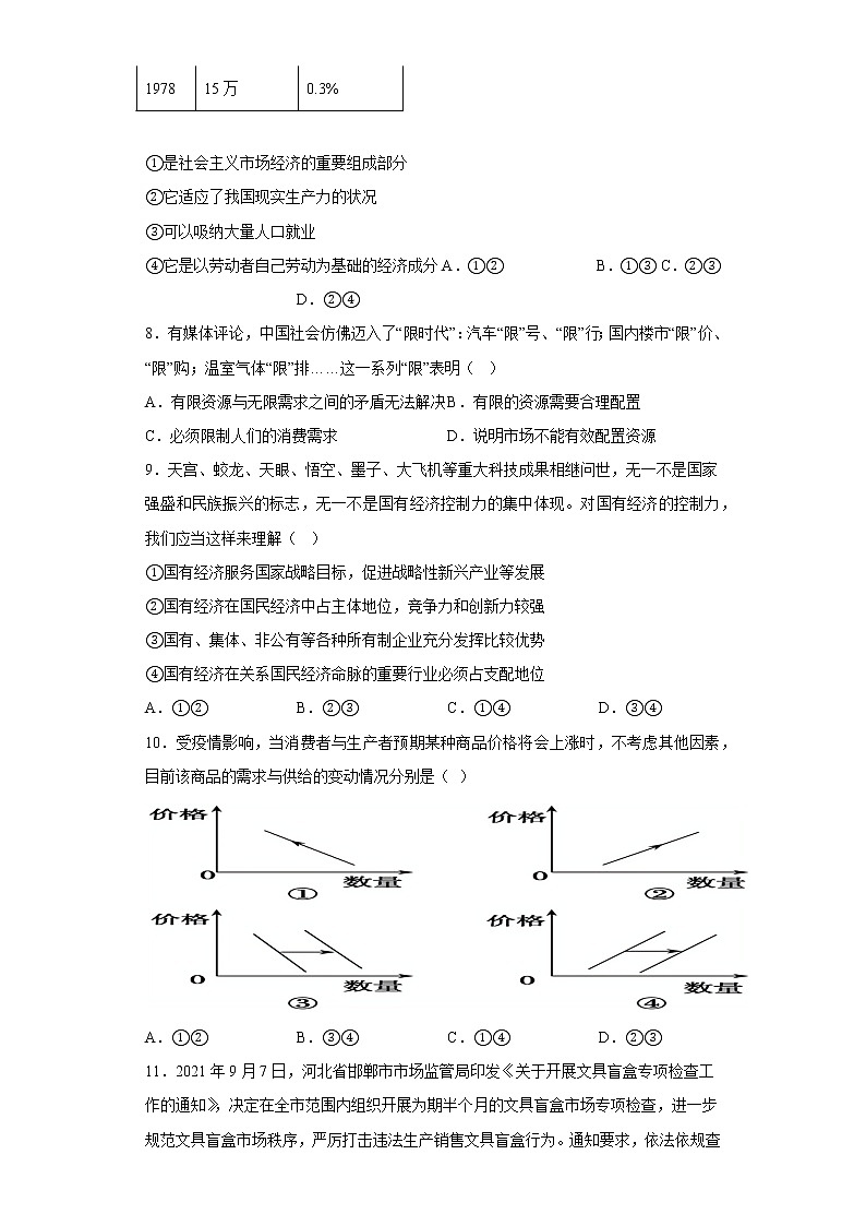 2023青岛二中高一上学期期末测试政治试题含答案03