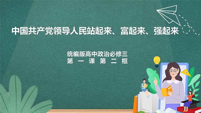 1.2《中国共产党领导人民站起来、富起来、强起来》课件ppt（送教案练习）01