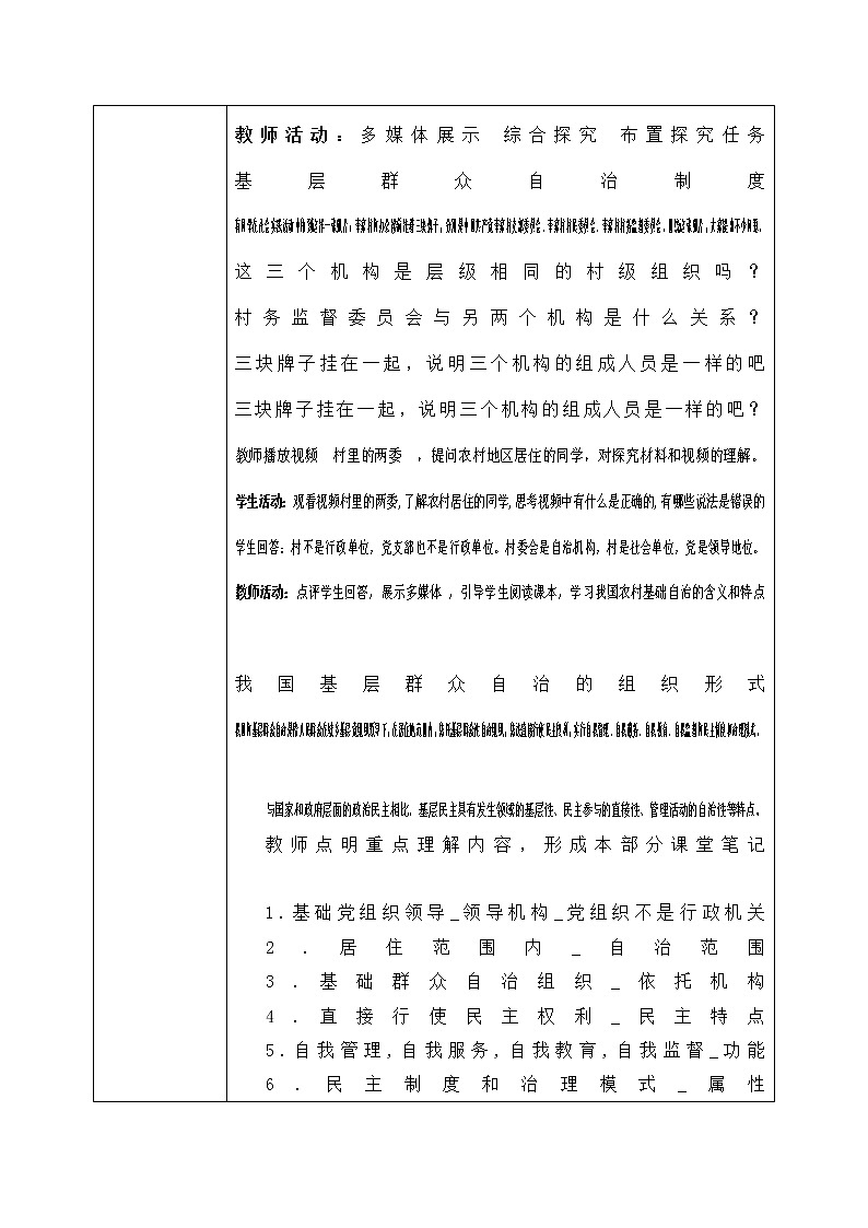 6.3《基础群众自治制度》课件ppt（送教案练习）03