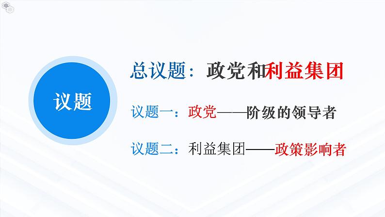 1.3政党和利益集团教学课件高二政治同步备课系列（统编版选择性必修1）04