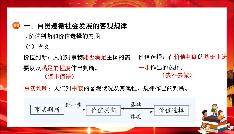 第二单元第六课第二框 价值判断与价值选择（课件PPT）第5页