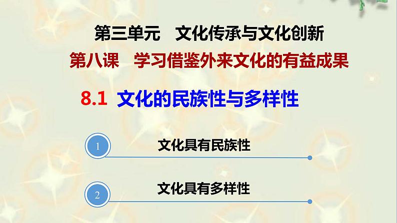 第八课 学习借鉴外来文化的有益成果 课件 -2023届高考政治一轮复习统编版必修四哲学与文化第7页