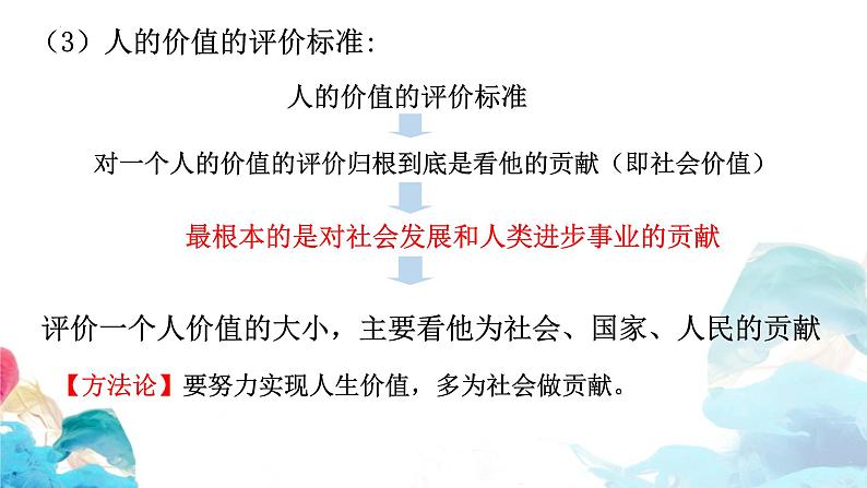 第六课 实现人生的价值 课件-2023届高考政治一轮复习统编版必修四哲学与文化06