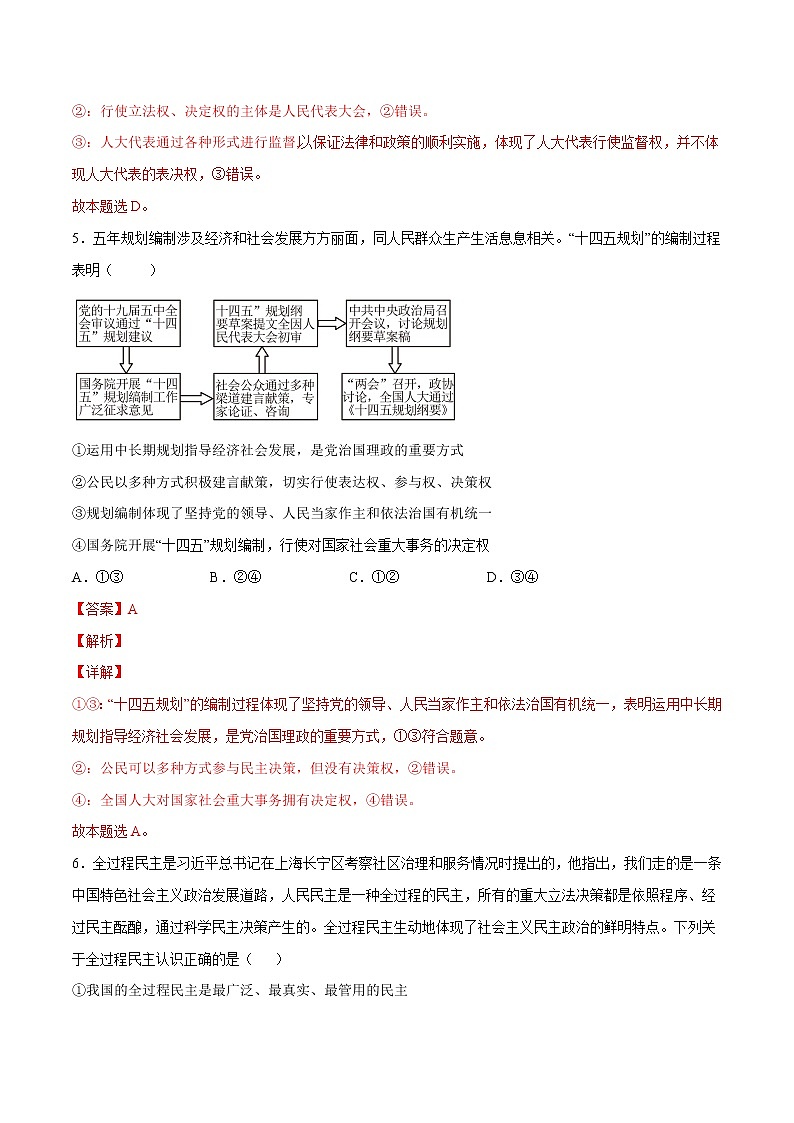 5.1 人民代表大会：我国的国家权力机关-高一政治高效备课教学设计+优秀课件+课堂检测（统编版必修3）03