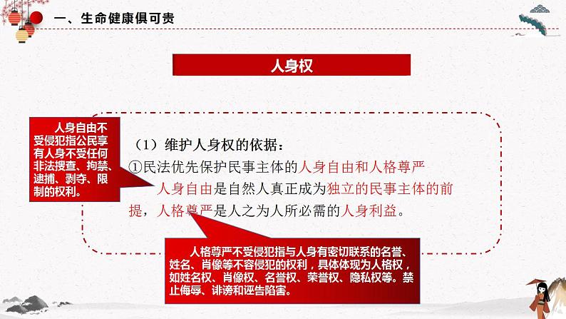 2023年人教统编版选择性必修二 第一课1.2 积极维护人身权利 课件+教案+练习含解析卷08