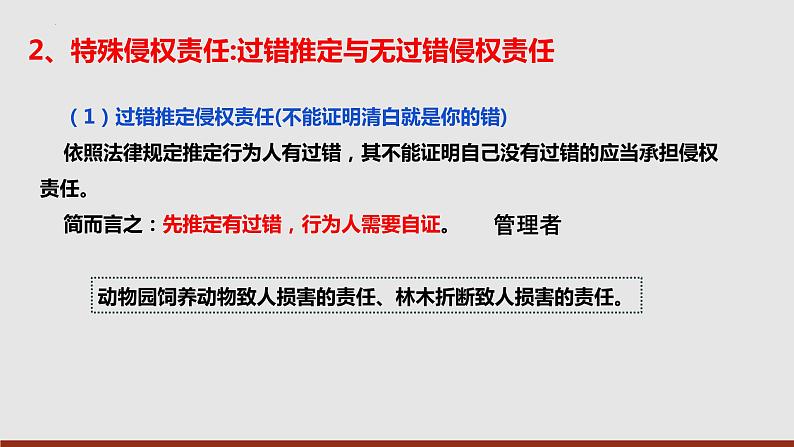 第四课 侵权责任与权利界限 课件-2023届高考政治一轮复习统编版选择性必修二法律与生活第7页