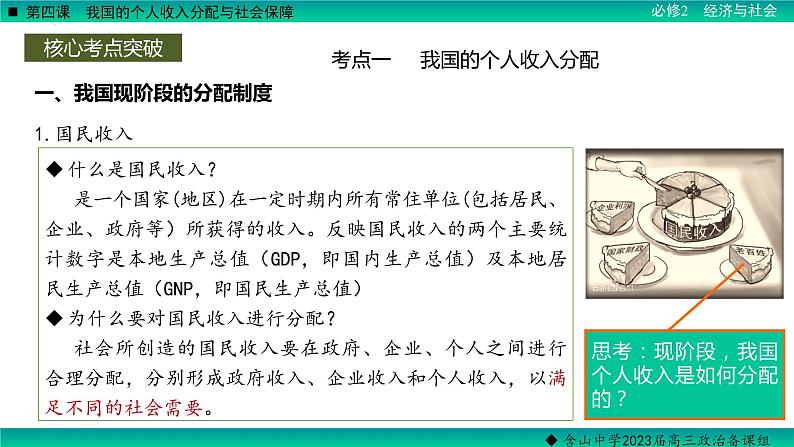 第四课 我国的个人收入分配与社会保障 课件-2023届高考政治一轮复习统编版必修二经济与社会07