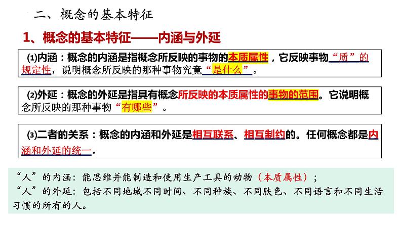 第四课 准确把握概念 课件-2023届高考政治一轮复习统编版选择性必修三逻辑与思维第6页