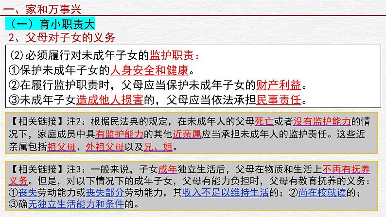 第五课 在和睦家庭中成长课件-2023届高考政治一轮复习统编版选择性必修二法律与生活第6页