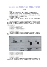 2023唐山高三上学期学业水平（期末）政治含答案