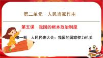 高中政治 (道德与法治)人教统编版必修3 政治与法治人民代表大会：我国的国家权力机关试讲课ppt课件