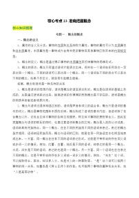 核心考点23 准确把握概念-高考政治一轮复习全考点核心知识梳理＋对点练习（统编版选择性必修3）