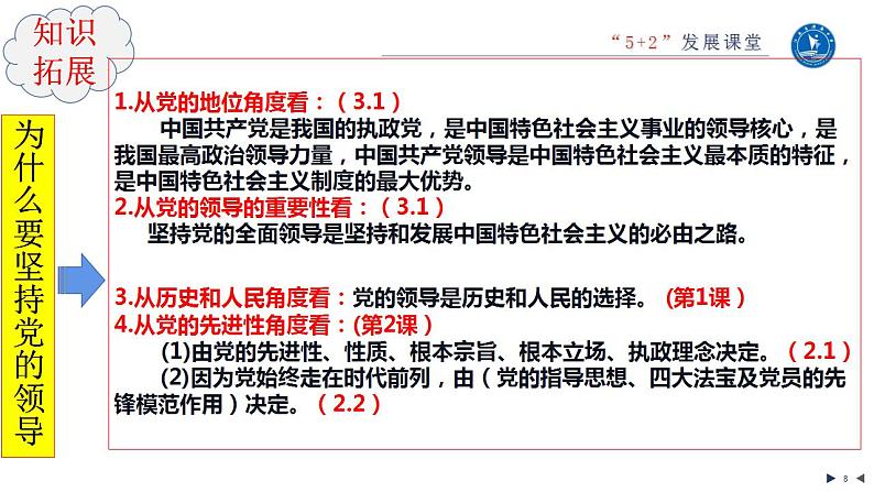 3.1坚持党的领导 课件-2022-2023学年高中政治统编版必修三政治与法治第6页