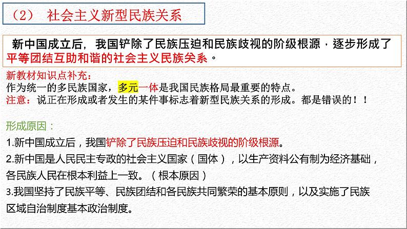 第八课 民族区域自治制度和宗教工作基本方针 课件-2023届高考政治一轮复习人教版必修二政治生活06