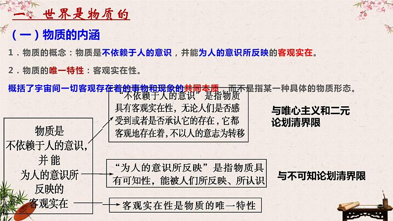 第二课 探究世界的本质 课件-2023届高考政治一轮复习统编版必修四哲学与文化07