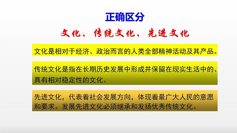 第四课 文化的继承性与文化发展  课件-2023届高考政治一轮复习人教版必修三文化生活第6页