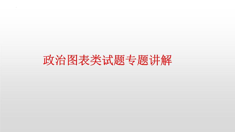 政治主观试题解题策略 5：描述与分类类(一）图表类 课件-2023届高考政治二轮复习第2页