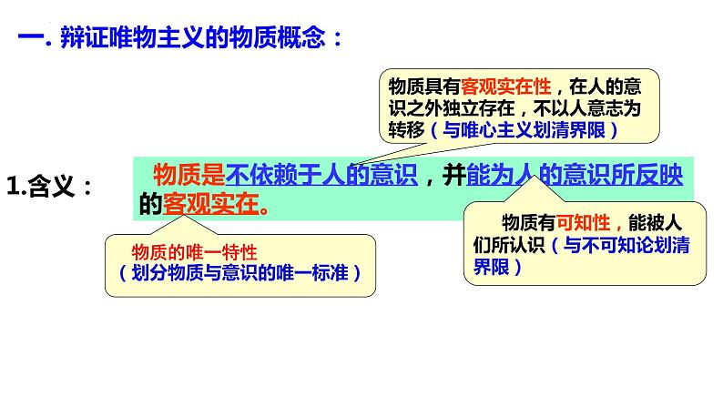 第二课 探究世界的本质 课件-2023届高考政治一轮复习统编版必修四哲学与文化06