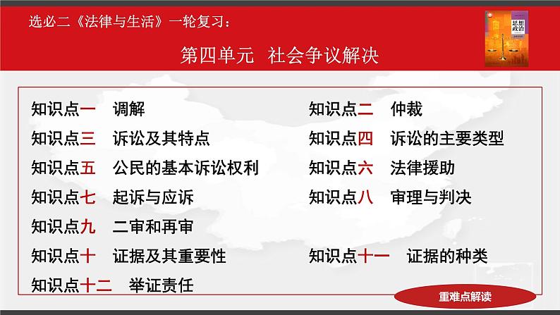 第四单元 社会争议解决 课件-2023届高三政治一轮复习统编版选择性必修2法律与生活05