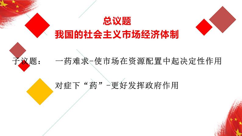 我国的社会主义市场经济体制 课件 -2023届高考政治二轮复习统编版必修二经济与社会02