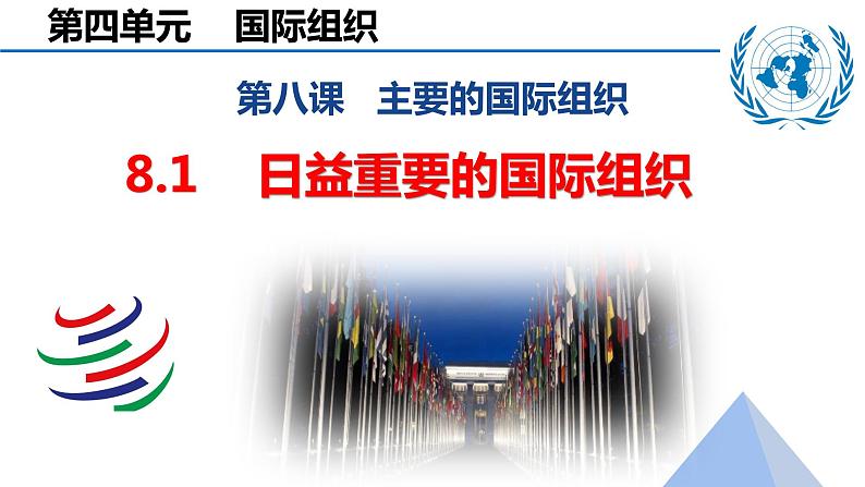 8.1日益重要的国际组织课件-2022-2023学年高中政治统编版选择性必修一当代国际政治与经济02