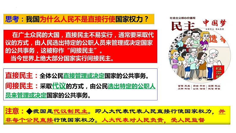 高中政治统编版必修三5.1人民代表大会：我国的国家权力机关 课件06