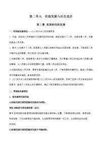 第二单元  经济发展与社会进步-高中政治学业水平考试必备考点归纳与测试（统编版）