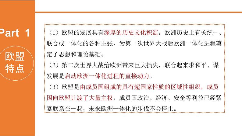 高中政治统编版选择性必修一8.3 区域性国际组织 课件08