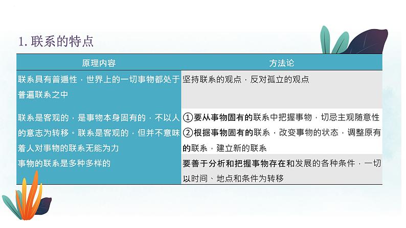 专题十四 联系观与发展观 课件-2023届高考政治二轮复习人教版必修四生活与哲学第6页